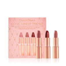 Лімітований набір матових помад Charlotte Tilbury Iconic Mini Lip Trio Kit