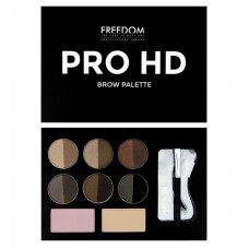 Палетка для макияжа бровей Freedom Makeup London Pro HD Medium Dark 10гр
