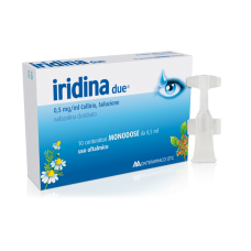 Краплі для очей з ефектом "відбілювання" Iridina Due® у монодозах 0,5млх10шт