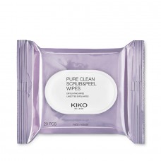 Отшелушивающие салфетки KIKO Pure Clean Scrub&Peel 