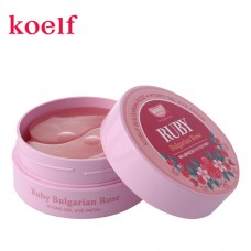 Гідрогелеві патчі для очей з екстрактом рубіну KOELF Ruby & Bulgarian Rose Eye Patch 60шт