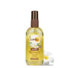 Сухое масло для загара с ароматом монои Lovea Monoi Suntan Oil SPF 15 125мл