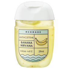 Антисептик для рук MERMADE Banana Nirvana (банан) 29мл