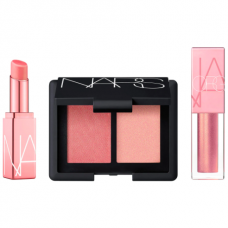 Лімітований набір NARS Orgasm Mini Set (блиск 3,5 мл + бальзам 1,1 гр + палетка міні 5 гр)