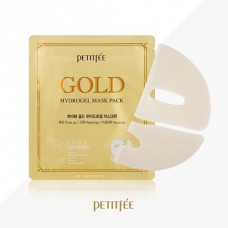 Гідрогелева маска для обличчя із золотим комплексом +5 PETITFEE Gold Hydrogel Mask Pack +5 golden complex