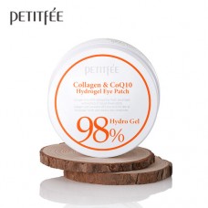 Гідрогелеві патчі для очей з колагеном та коензимом PETITFEE Collagen & Co Q10 Hydrogel Eye Patch 60шт