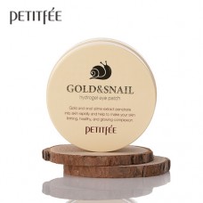 Гідрогелеві патчі для очей із екстрактом золота та равлика Petitfee Gold & Snail Hydrogel Eye Patch 60шт