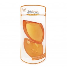 Cпонж + контейнер для зберігання Real Techniques Miracle Complexion Sponge + Travel Sponge Case