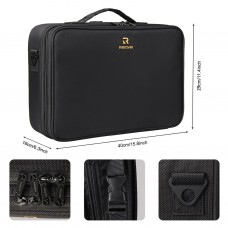 Сумка-косметичка Relavelbags Black Large Makeup Case