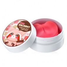 Патчи под глаза Secret Key Pink Racoony Hydro Gel Eye & Cheek Patch 60штук