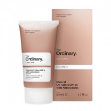 Солнцезащитный крем для лица с минеральными фильтрами The Ordinary Mineral UV Filters SPF 15 With Antioxidants 50мл