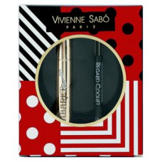 Подарочный набор Vivienne Sabo (Тушь для ресниц с эффектом сценического объема Cabaret Premiere Mascara 9мл черная + Стойкий карандаш для глаз Vivienne Sabo Regard Coquet 6г)